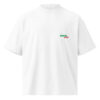 unisex-organic-oversized-high-neck-blaster-2.0-t-shirt-white-front-6a48a210baab6.jpg T-SHIRT GRADIENT - GREEN & RED
