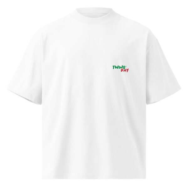 unisex-organic-oversized-high-neck-blaster-2.0-t-shirt-white-front-6a48a210baab6.jpg T-SHIRT GRADIENT - GREEN & RED