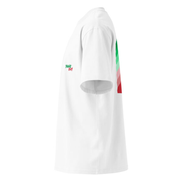 unisex-organic-oversized-high-neck-blaster-2.0-t-shirt-white-left-6a48a210bce31.jpg T-SHIRT GRADIENT - GREEN & RED