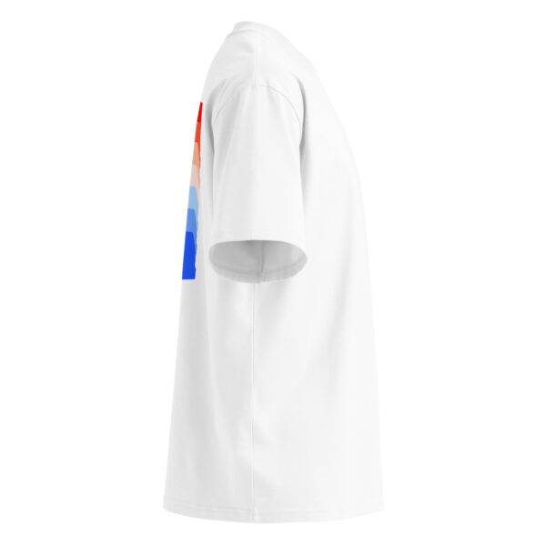 unisex-organic-oversized-high-neck-blaster-2.0-t-shirt-white-right-6a489b2ebbdfc.jpg T-SHIRT GRADIENT - RED & BLUE